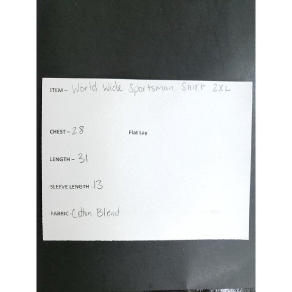 World Wide Sportsman Vented Shirt Men's Size 2XL Yellow - Picture 7 of 7